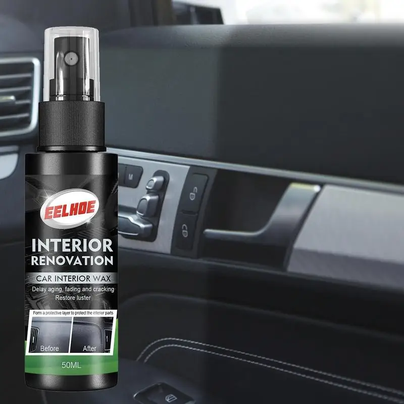 Car Plastic Restorer Interior Restoration Spray Protection Spray Dashboard Interior Refurbishment For Car Interior Paint Polish