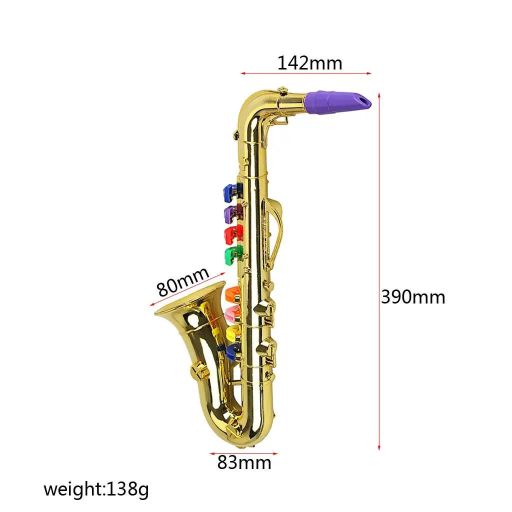Музыкальный Саксофон музыкальный инструмент игрушка для детей обучающая