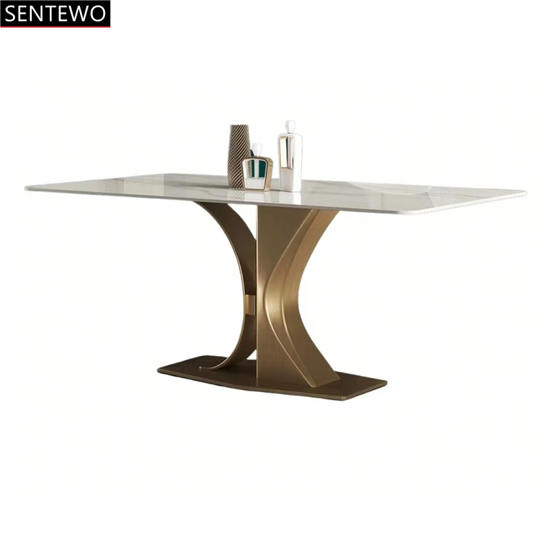 Роскошный набор из 4 обеденных стульев Rock плита для обеденного стола с