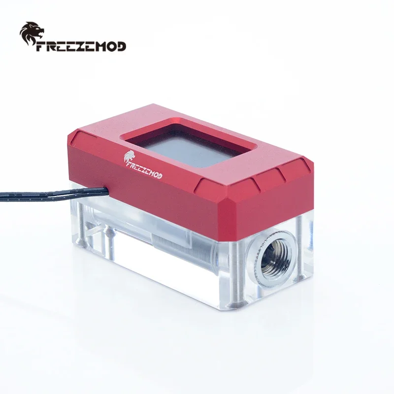 FREEZEMOD Термометр Smart Water Flow + Скорость Температура. Изнаружение двойного G1/4