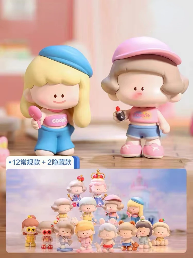 

Popmart Little Cookie Bestie Series Blind Box Toys Cute Anime Characters Hand Made Mystery Box Model Kawaii Gift Birthday Gifts