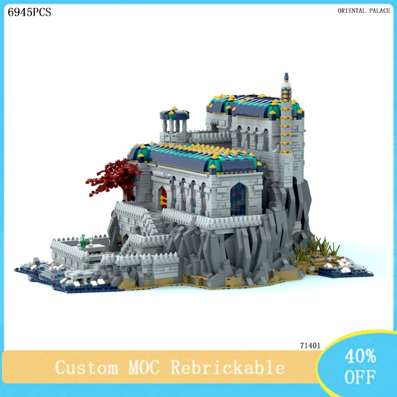 

6945 шт., Детский конструктор MOC, в восточном стиле