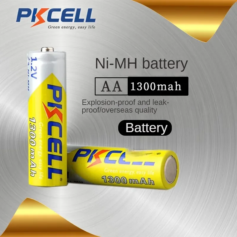 10 шт. аккумуляторные батарейки PKCELL 1 2 в 1300 мАч