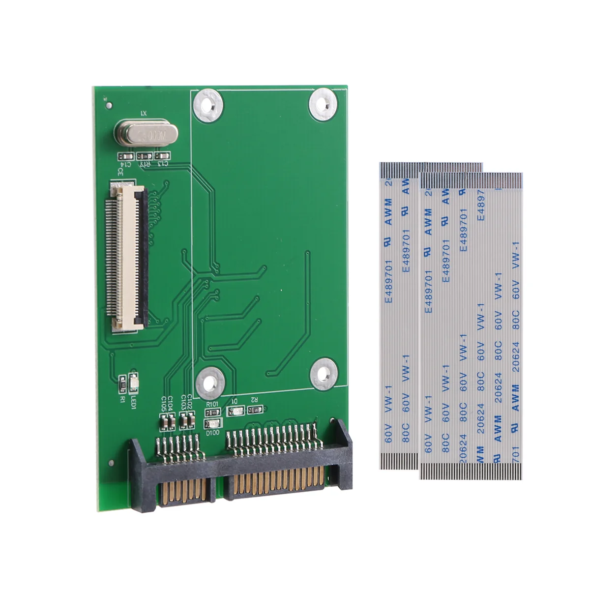 1 8-дюймовый 40-контактный ZIF/CE SSD HDD жесткий диск на 7 + 15 22-контактный адаптер SATA
