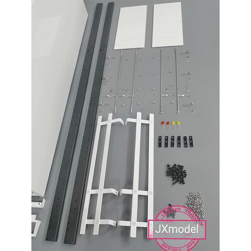 Фото Грузовик-контейнеровоз JXmodel 1:14, полностью из металла №3