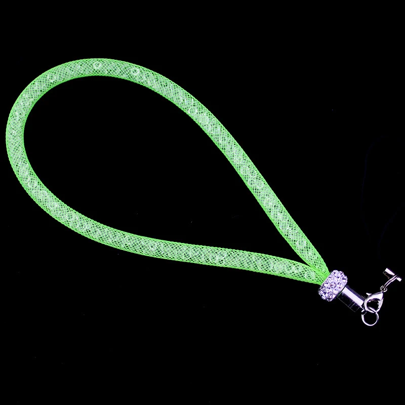 1 шт. Хрустальный шнурок ожерелье идентификационный значок идентификатор брелок