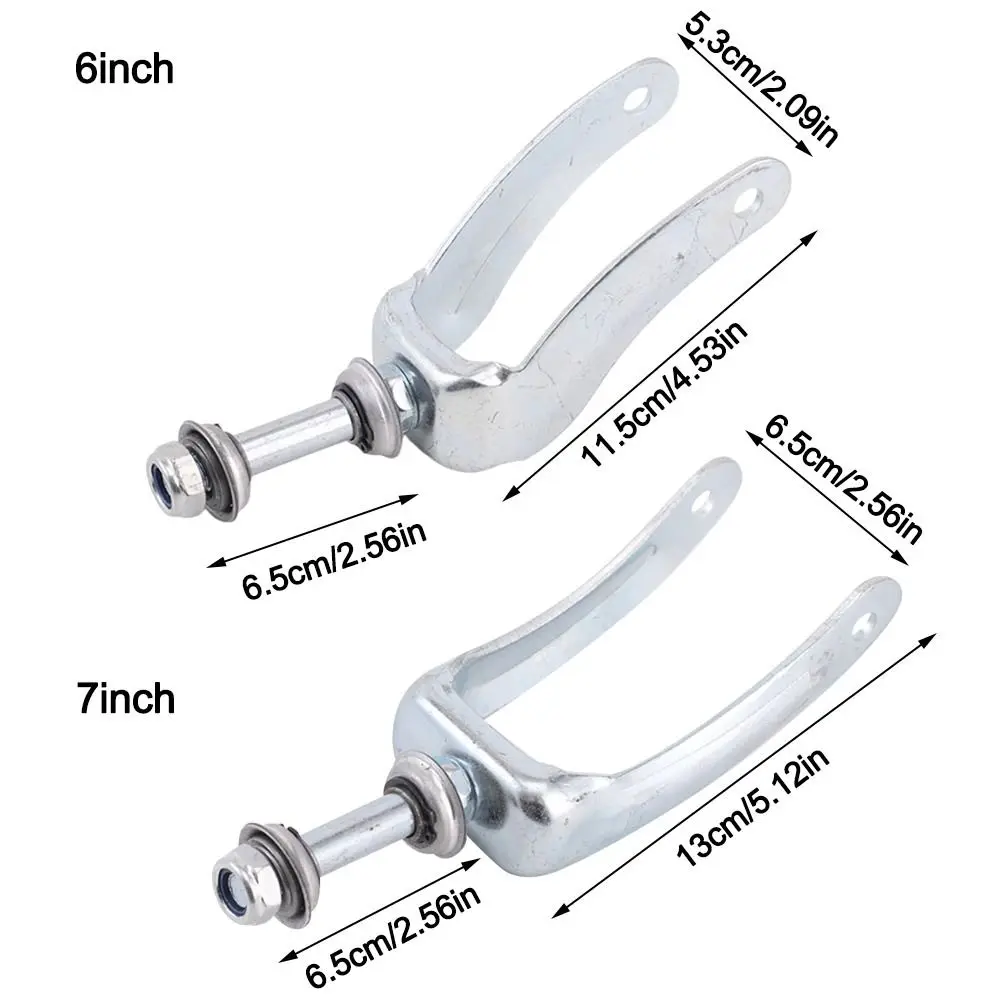 Стальная вилка для инвалидной коляски износостойкий кронштейн переднего колеса