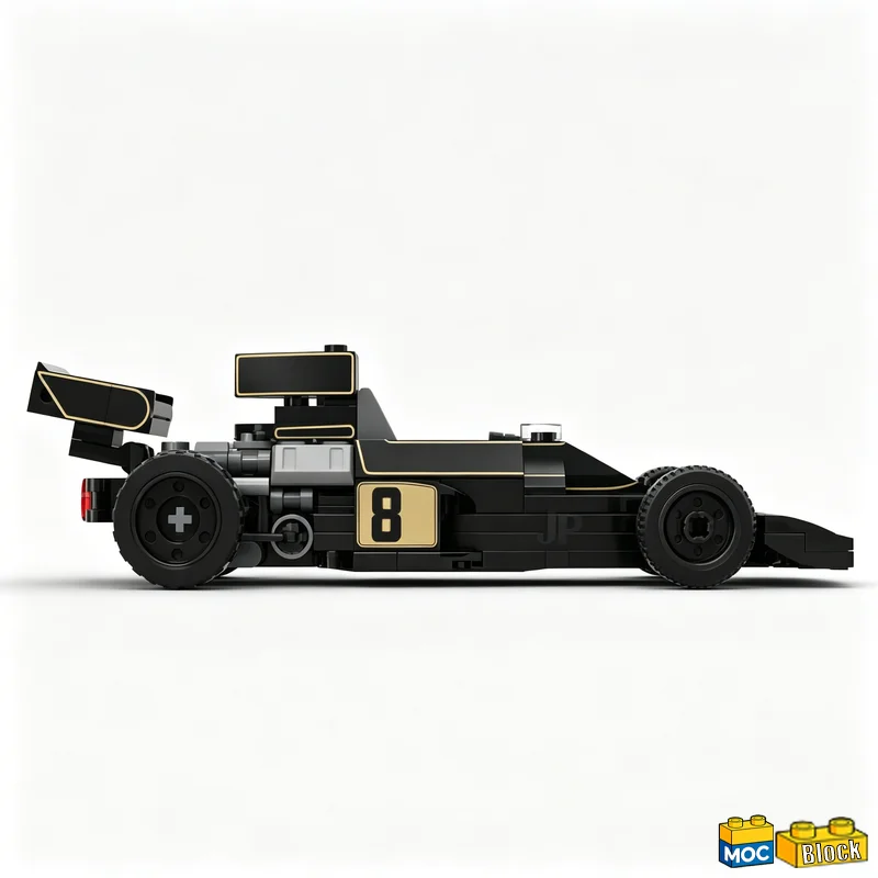 Фото Набор для сборки 169 деталей: Серия F1 Lotus 72D, конструктор DIY, развивающая игрушка, спортивный автомобиль, коллекционная модель, подарок №2