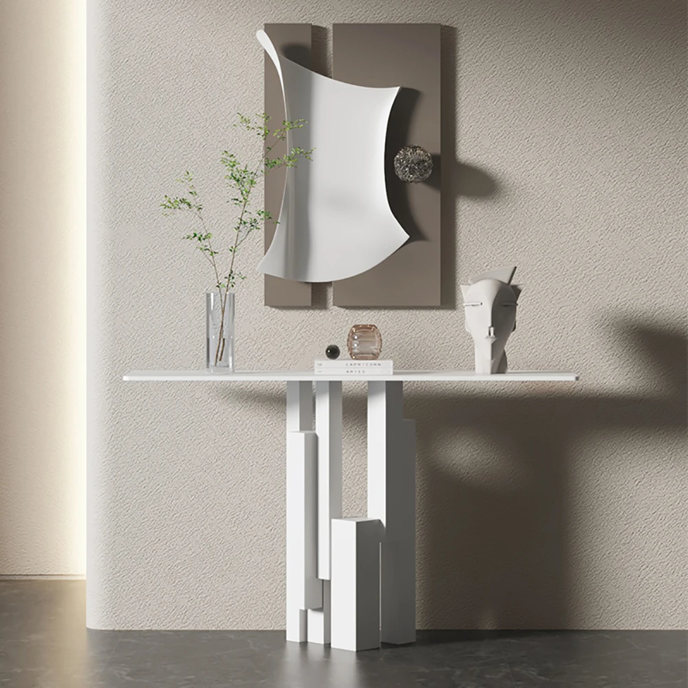 Консольный столик в скандинавском стиле современный минималистичный