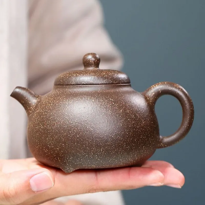 220ml Authentic Tea Pot Chinese Master Handmade Purple Clay Teapot Beauty Kettle Teaware Tie Guanyin Tea  Teaware Drinkware