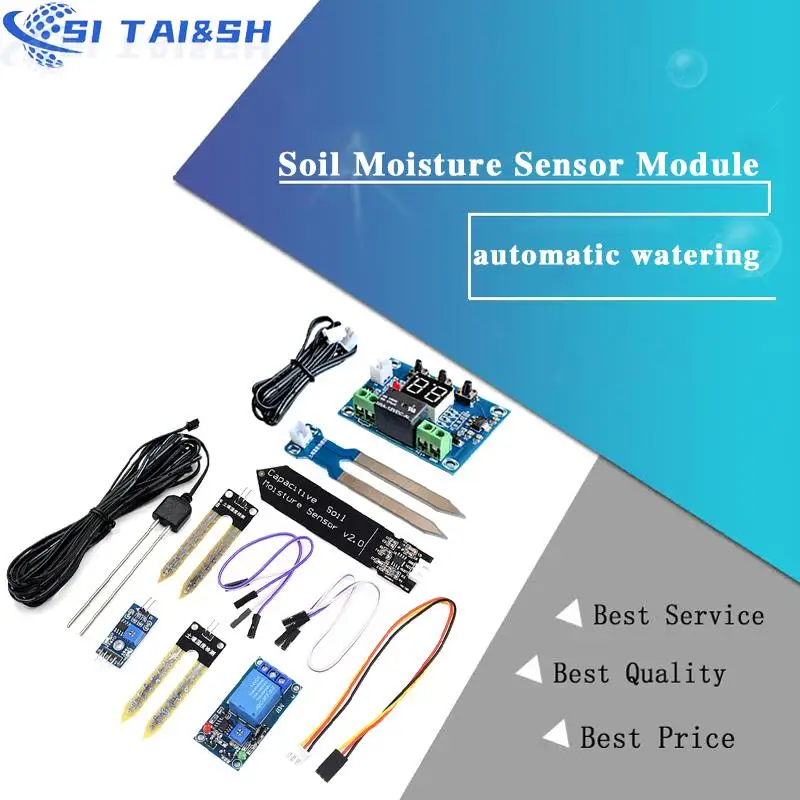 Модуль емкостного датчика влажности почвы/цифровой модуль управления