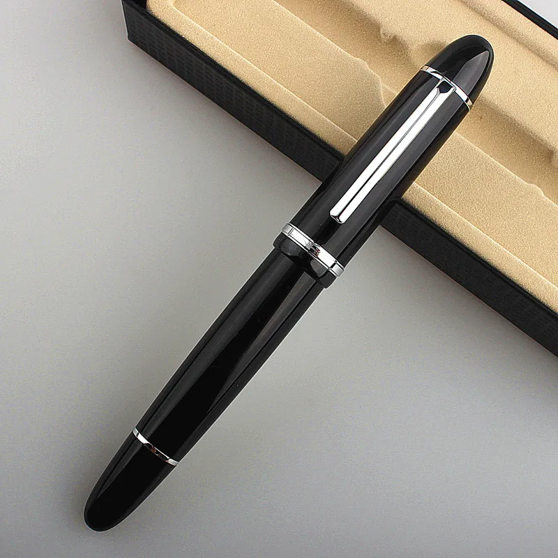 Перьевая ручка Jinhao X159 каучуковая с серебряным зажимом Иридиевый наконечник F