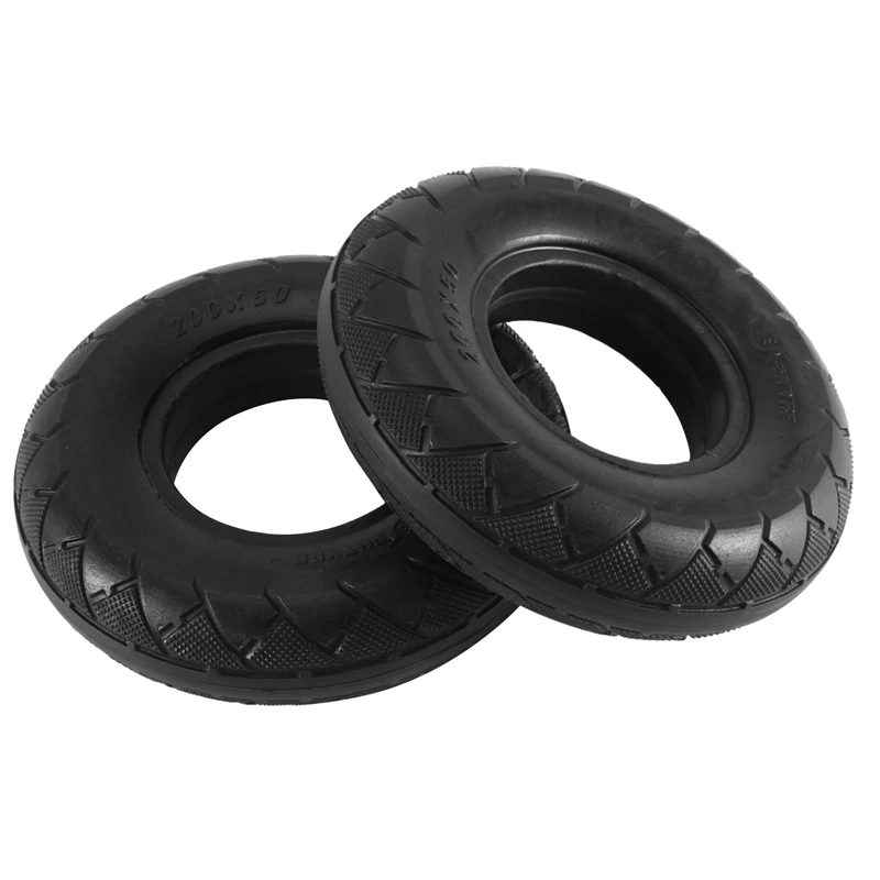 Новые 8-дюймовые колеса 200X50 электрические ступица непневматические шины