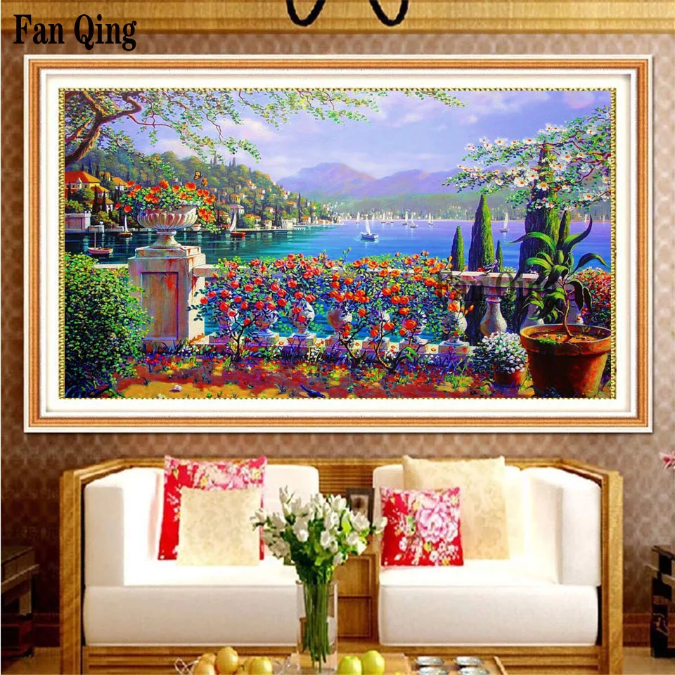 Алмазная живопись 5D сделай сам картина с полными квадратными/круглыми стразами