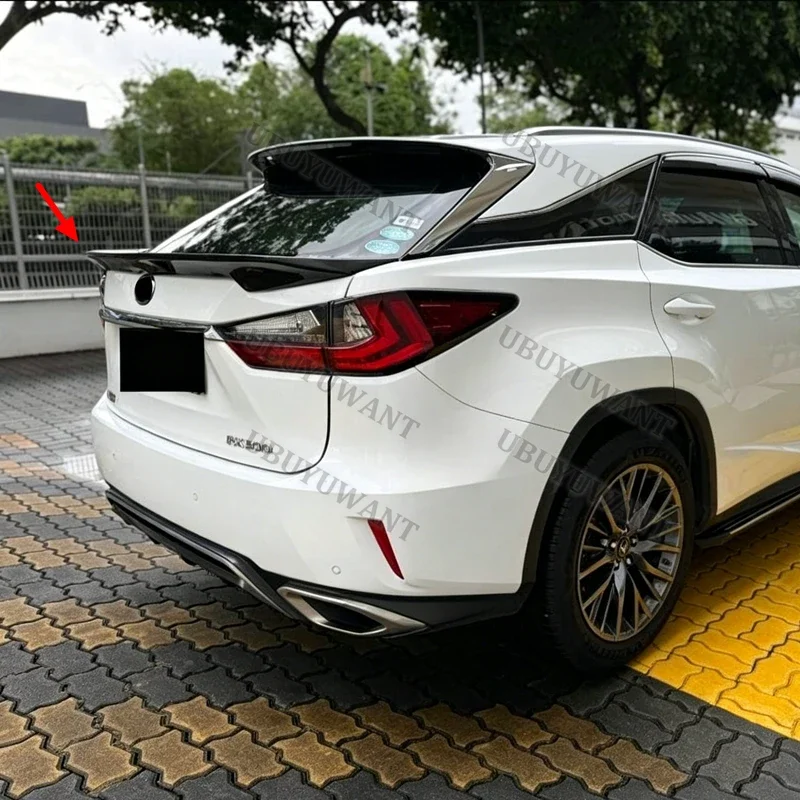 Фото Для Lexus RX RX200T RX450H 2016-2020: Задний спойлер-антикрыло из карбона для стайлинга автомобиля №3