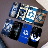 israel flag phone case silicone soft for iphone 14 13 12 11 pro mini xs max 8 7 6 plus x xs xr cover