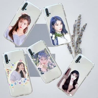 iu famous singer phone case transparent for huawei honor p mate y 20 30 40 10 8 5 6 7 9 i x c pro lite prime smart