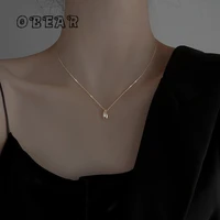 european simple glossy geometric pendant necklace women fashion temperament anniversary party gift jewelry accessories