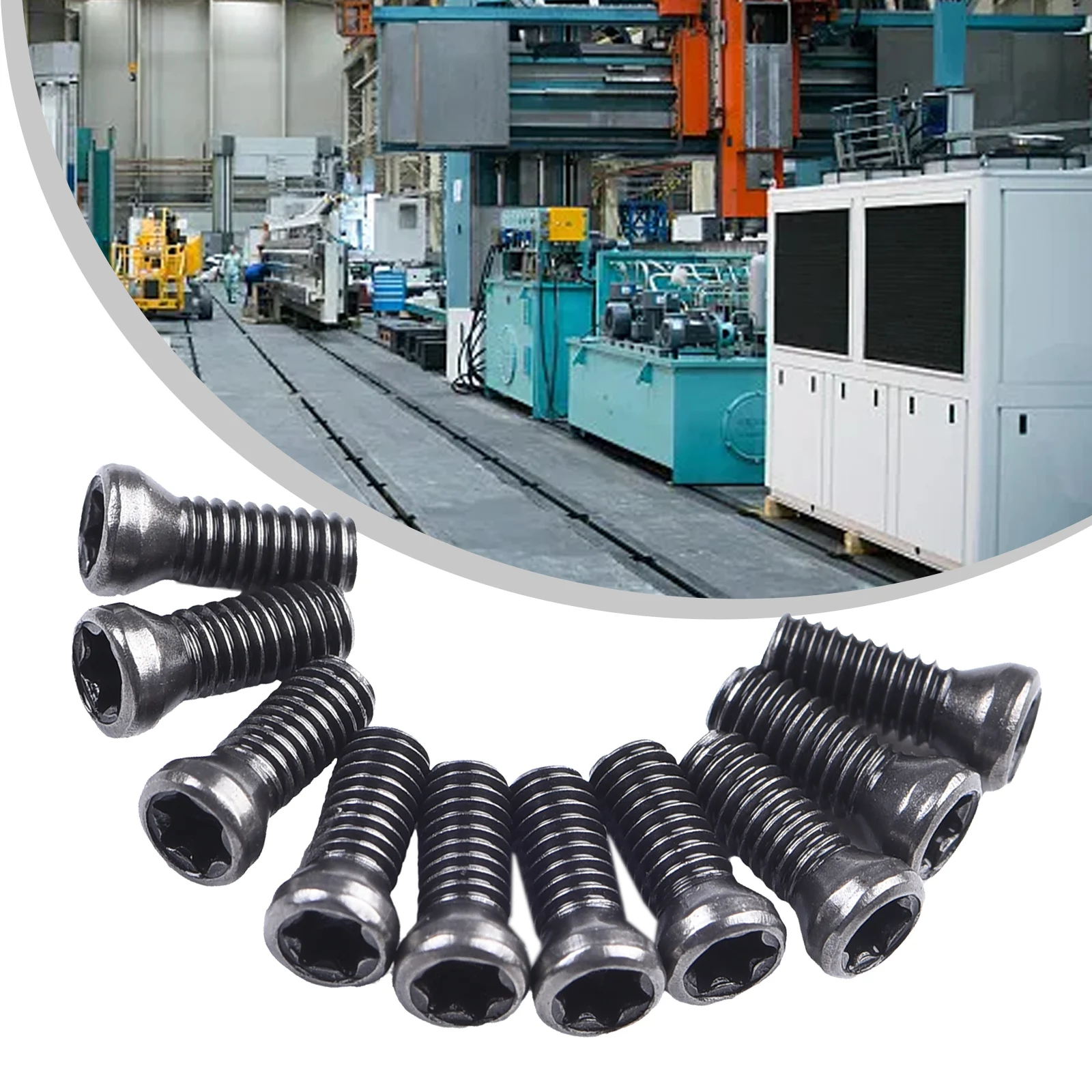 10 шт. наборы шестилепестковых винтов Torx для замены твердосплавных вставок с ЧПУ M2