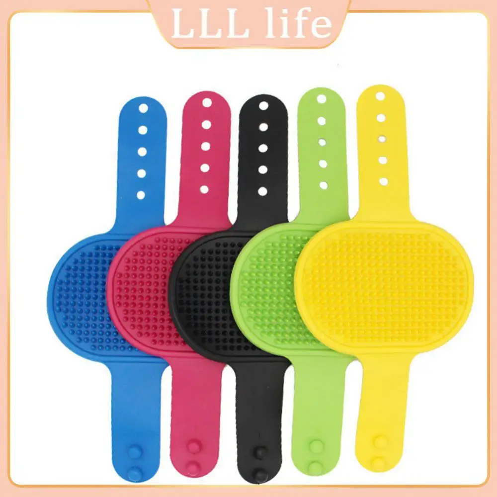 

Tpr Material Bristles Pet Shower Brush Massage Comb Hair Tapered Comb Teeth Massage Brush Can Also Give Pet Massage Combing Hair