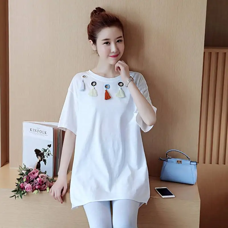 

Maternity Pregnant Baby Loading yellow 2022 Funny Women T Shirt Girl Shirt New Mom Big Size Clothes