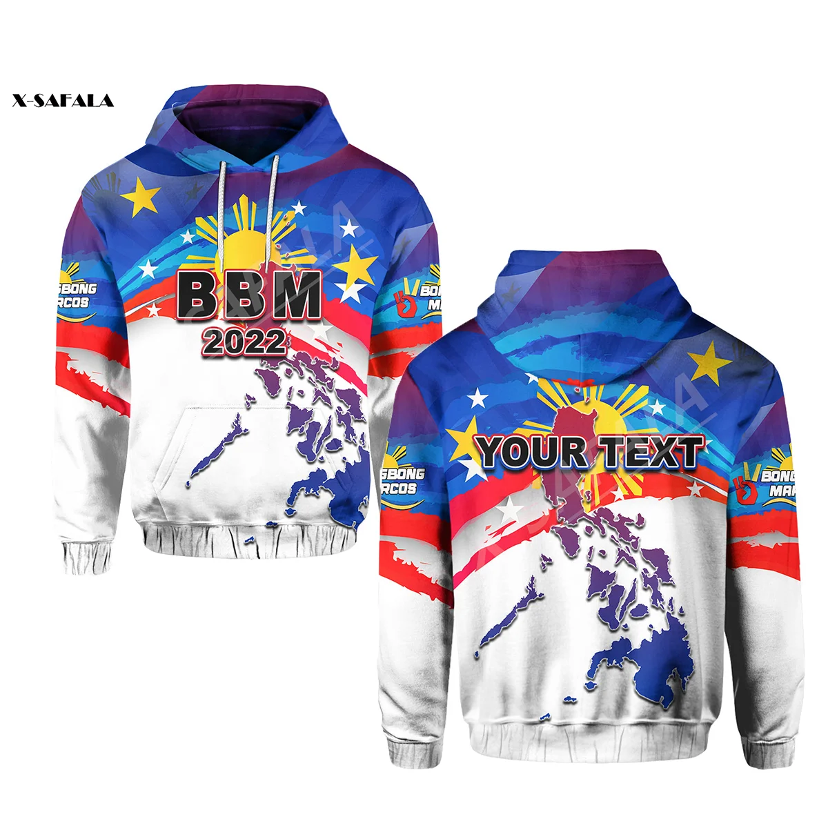 

Custom Philippines BBM 2022 3D Print Zipper Hoodie Men Pullover Sweatshirt Hooded Jersey Tracksuits Outwear Coat
