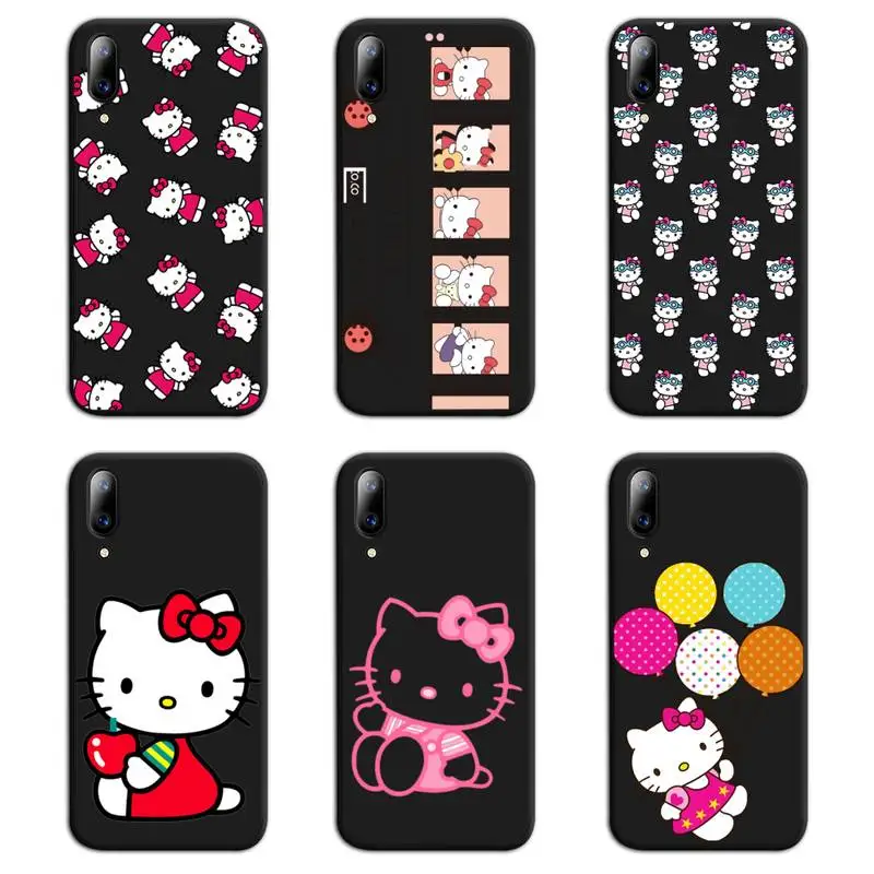 

Anime hello kitty Phone Case For Vivo Y91c Y17 Y51 Y67 Y55 Y7s Y81 Y19 Y97 Y93 V17 vivos5