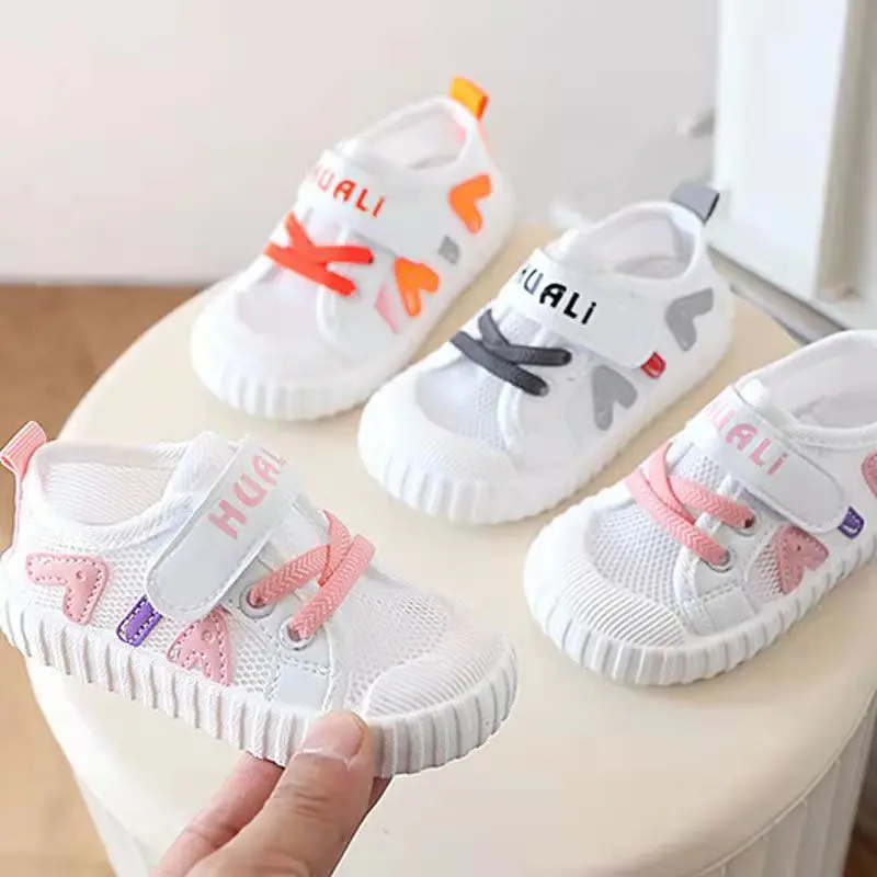 

Boy and Girl Shoes Baby Sneakers Anti-Slippery Air Mesh Casual Shoes Spring Summer