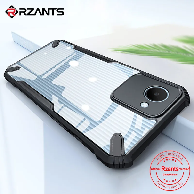 

Rzants For OPPO Realme C30 Clear Case [Bull] Design Cover Slim Thin Strong Protection AirBag Crystal Phone Casing