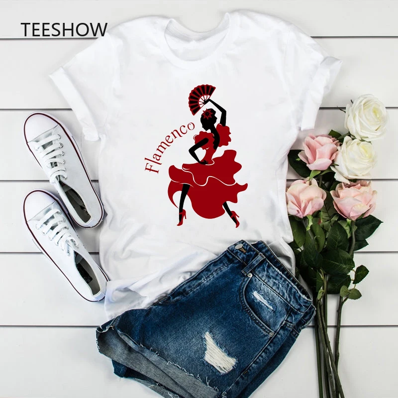 Новая летняя стильная женская футболка модная с принтом в виде испанского жеста