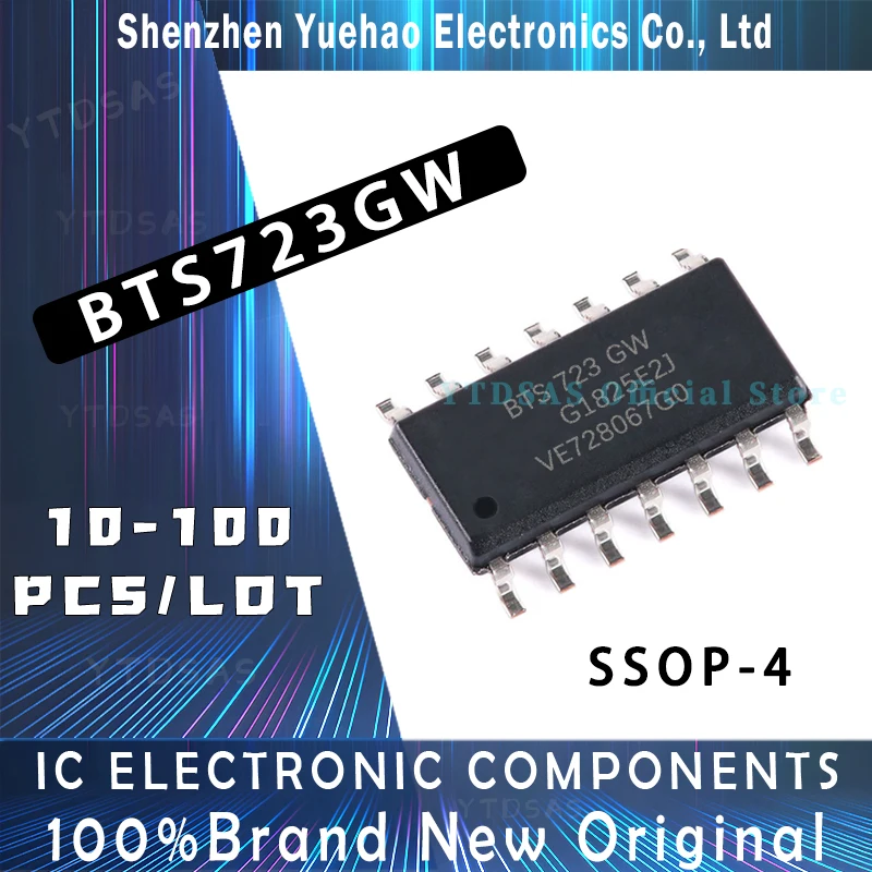 

10PCS BTS723GW BTS723G BTS723 723GW 723G IC Chip SOP-14