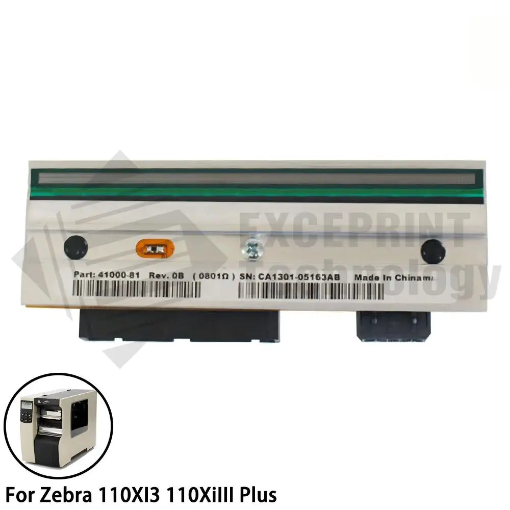 Фото Термоголовка G41000-1M 110Xi3/110XiIII 4 дюйма для принтеров этикеток Zebra 110Xi3/110XiIII 203DPI №2