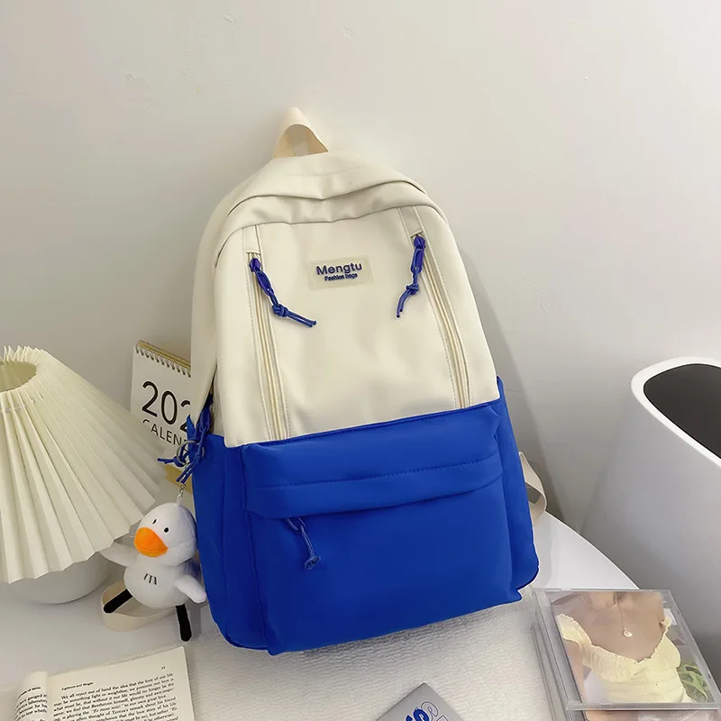 

Korean Kawaii Teenager Girls Large Capacity Schoolbags High School College Students Shoulder Bags Women Casual Travel Backpacks