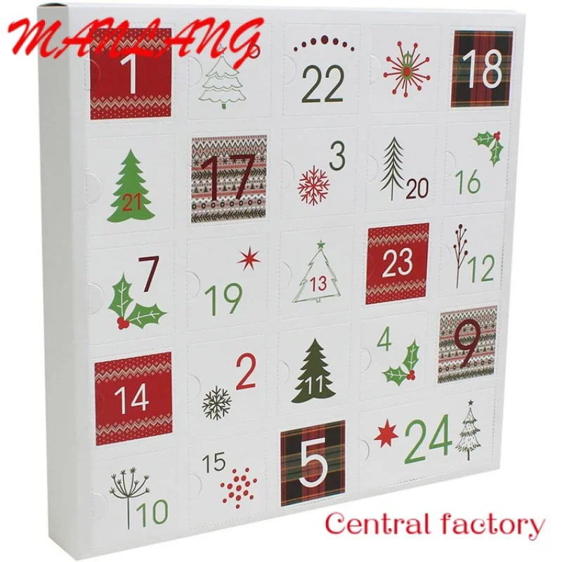 24 дня пустая игрушка на заказ рождественский подарок подарочный бумажный