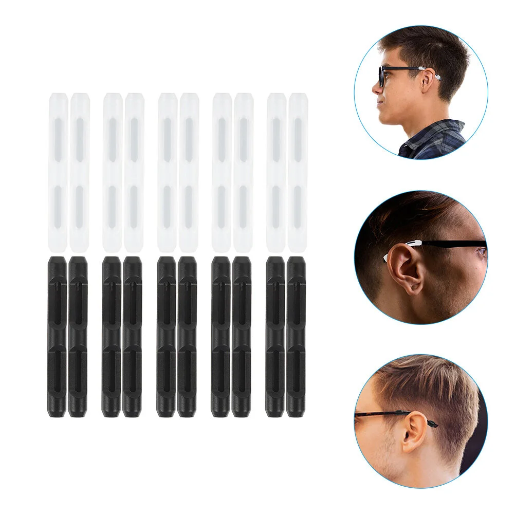 

10 Pairs Sport Glasses Pad Silicone Retainer Ear Grip Hooks Non-slip Portable Practical Covers Silica Gel Small Grips