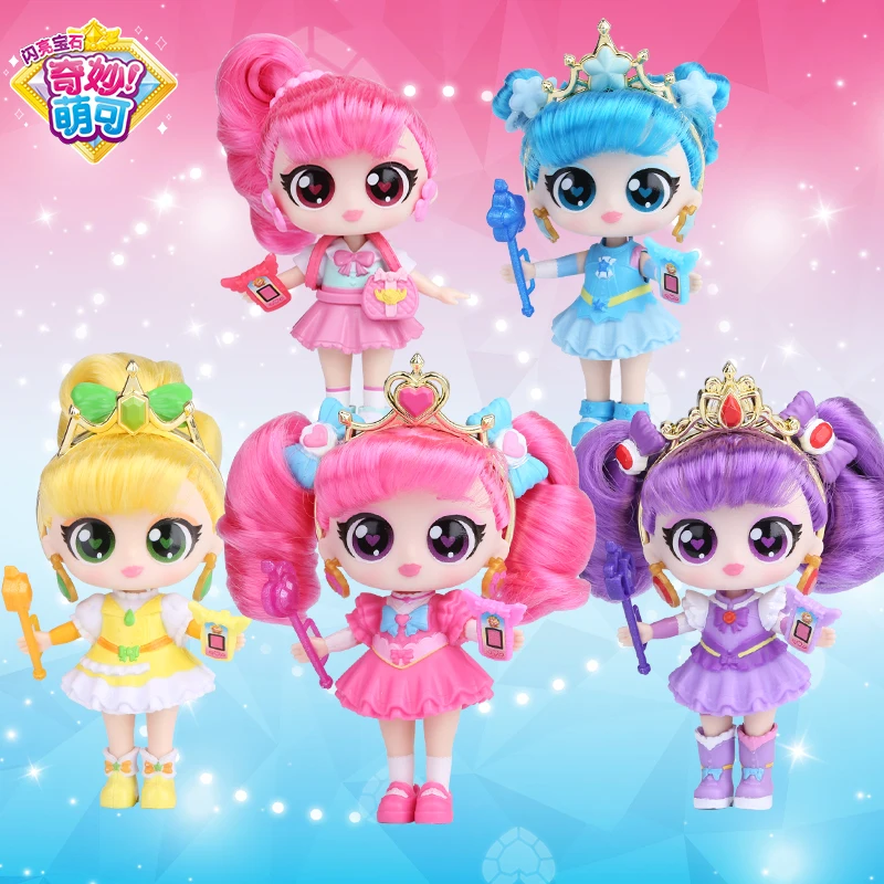 

Anime Catch Teenieping Figrues 캐치! 티니핑 Diamond Princess Doll Series Shiny Gem Dolls Model Kids Toys Girls Festival Gifts Figrue
