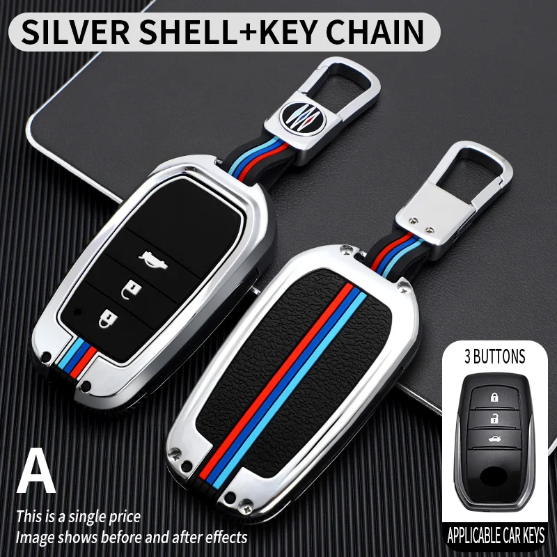

Car Key Case Cover Key Bag For Toyota Alphard Previa 2014 2015 2016 2017 2018 2019 2020 Accessories Car-Styling