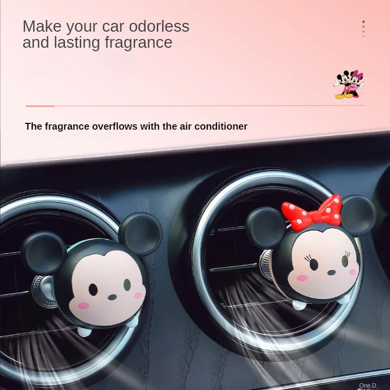 

Disney Auto Perfume Aromatherapy Car Vent Decoration Long-Lasting Light Perfume Solid Fragrance for car decor car ornament