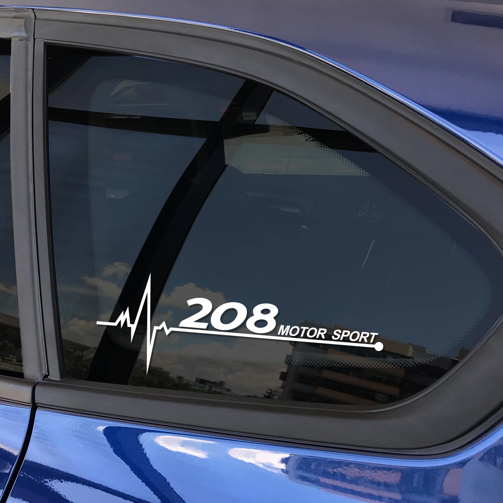 Фото Светоотражающая наклейка на боковое окно для всех моделей Peugeot: 308, 307, RCZ, 208, 206, 207, 407, Rifter, 308SW, 108. №3