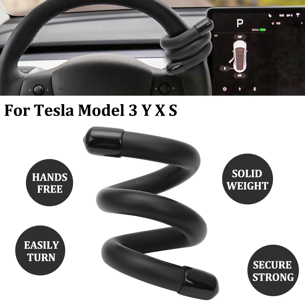

For Tesla Model 3 Y S X Counterweight Ring Adjustable Autopilot Weight Car Steering Wheel Booster FSD Buddy Assisted Driving