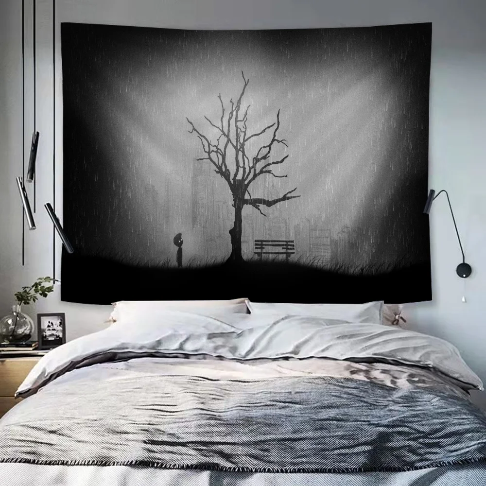 L-Limbo Game Гобелен Художественная печать Дешевые хиппи Настенные богемные