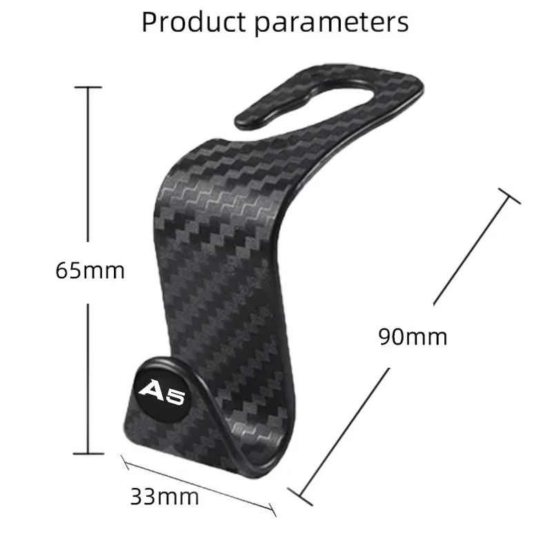 Стайлинг автомобиля крючки для подголовника из АБС-пластика Audi A5 зажимы спинки