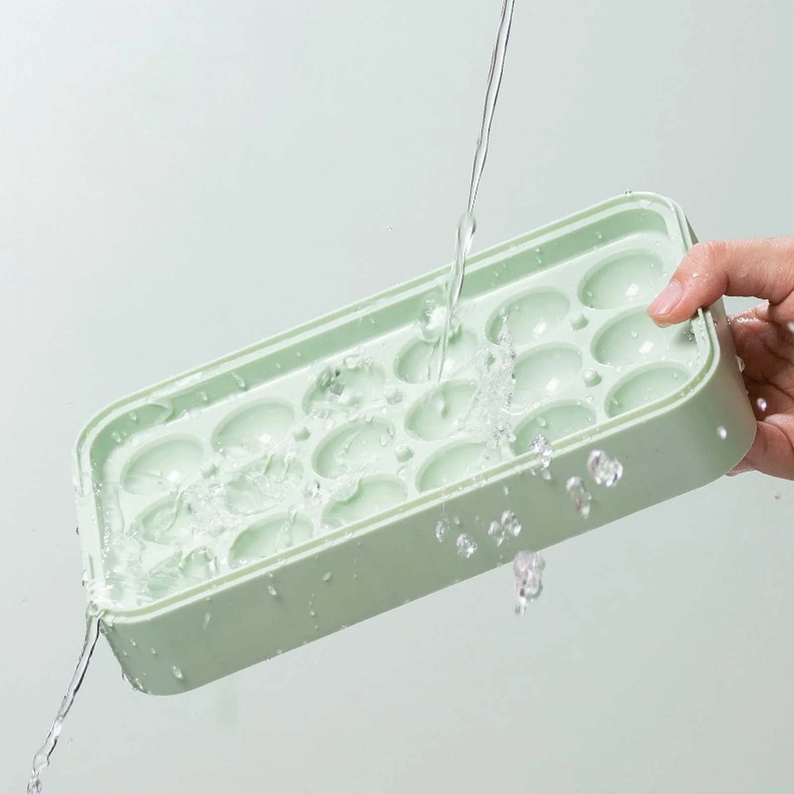 Гибкие силиконовые формы для заморозки льда виски 18 штабелируемые простые лотки