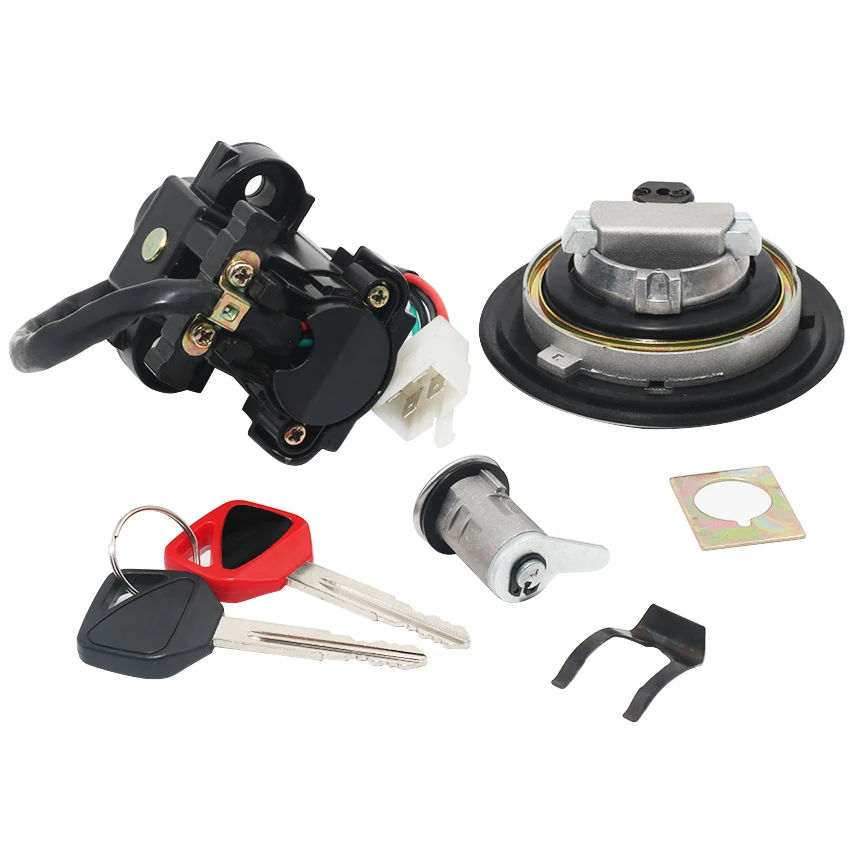 Замок зажигания топливного газа с комплектом ключей для Honda CB250 Hornet 250 35010-KEA-J50