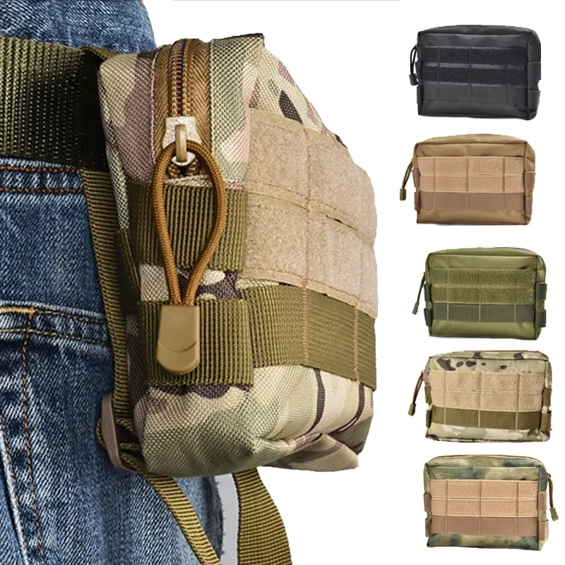 

Military Molle Pouch Tactical Belt Waist Bag Outdoor Sport Waterproof Phone Bag Men Casual EDC Tool Pocket Hunting Fanny Pack