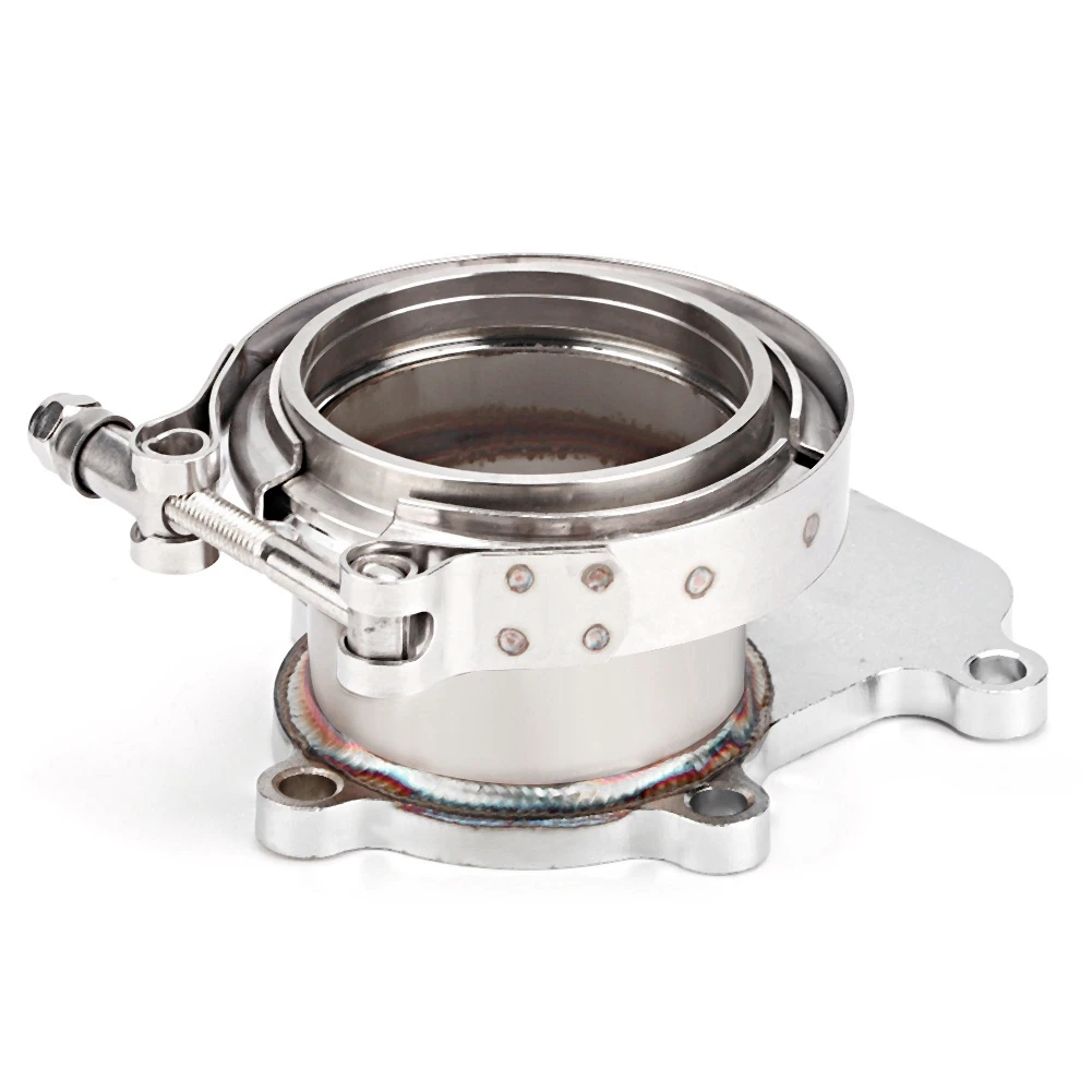 

Stainless Steel for Holset WH1C HX35 HX35W Downpipe Turbo Flange to 3" V-band Adaptor