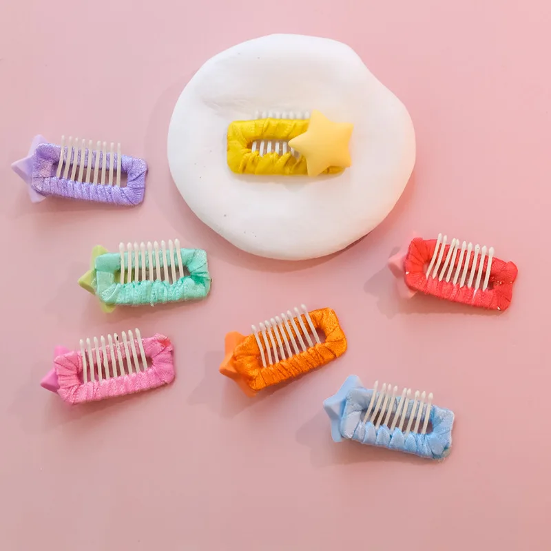 Модная заколка для домашних питомцев карамельных цветов Ong Haired Teddy Cat Hair