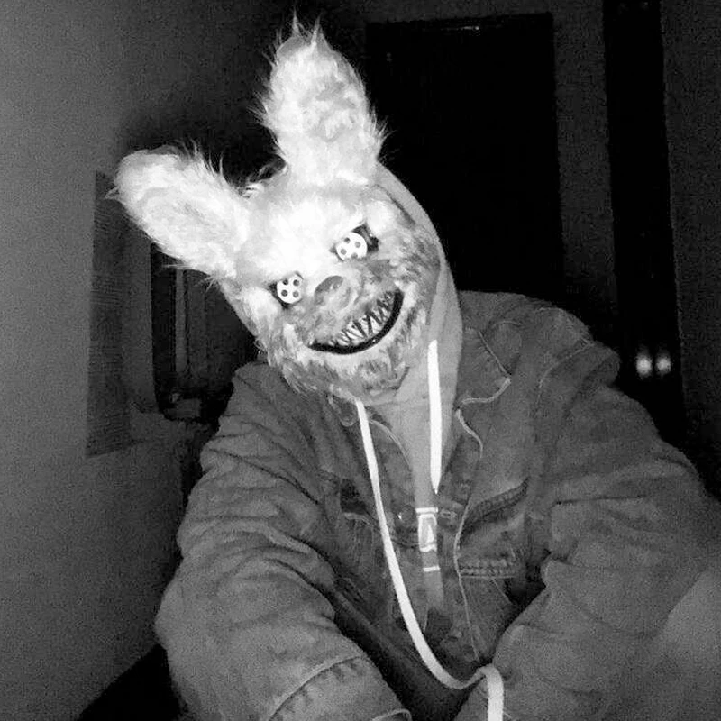 1 шт. страшная маска на Хэллоуин кровавого кролика медведя ужасная для взрослых