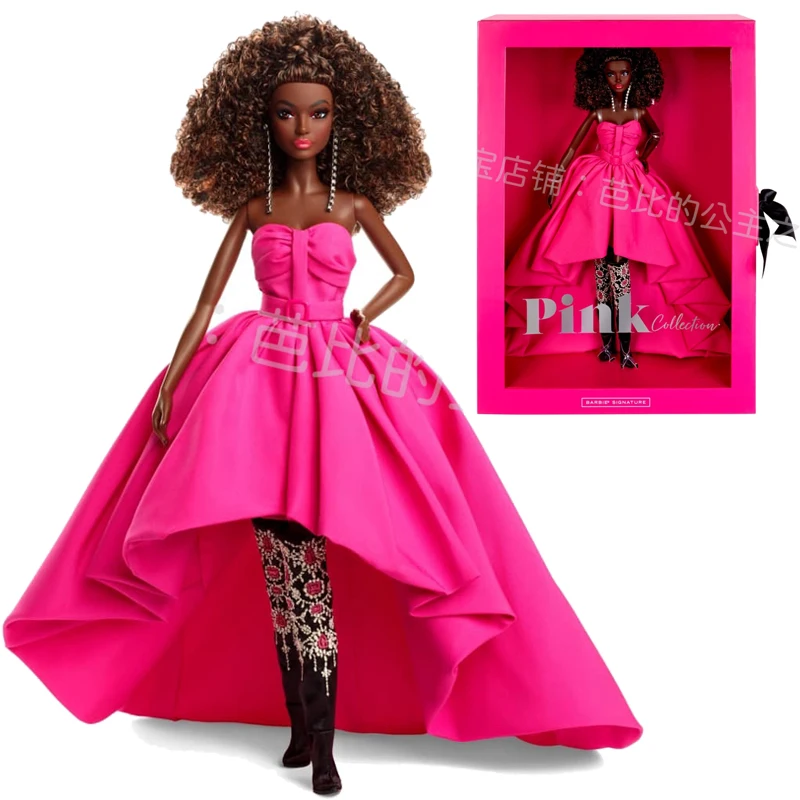 

Sent In 45 Days Barbie Signature Pink Collection 4 Pink Collection Doll Girl Birthday Gift Collector Pop Toy for Girl Model Toys