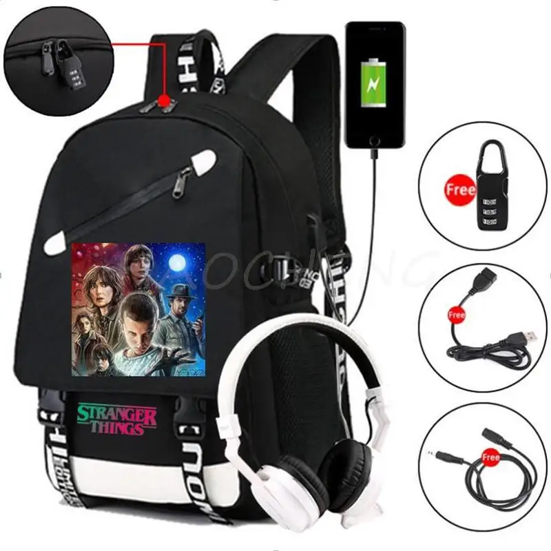 Рюкзак очень странные дела сезон 4 рюкзак через плечо для студентов школы